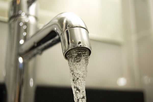 Water tap closeup